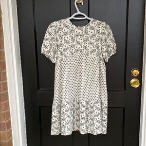 Zara Paisley Print Dress Girls Size 11-12
